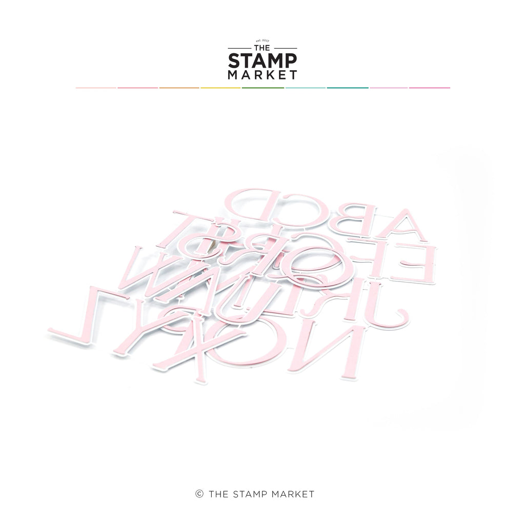 SO CHIC ALPHABET UPPER DIES