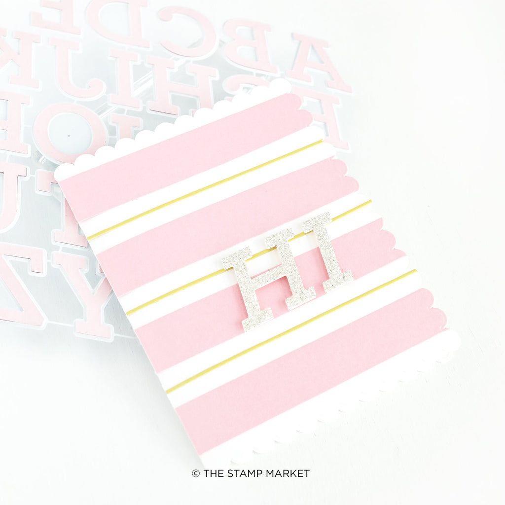 LETTER LOVELY UPPER DIES