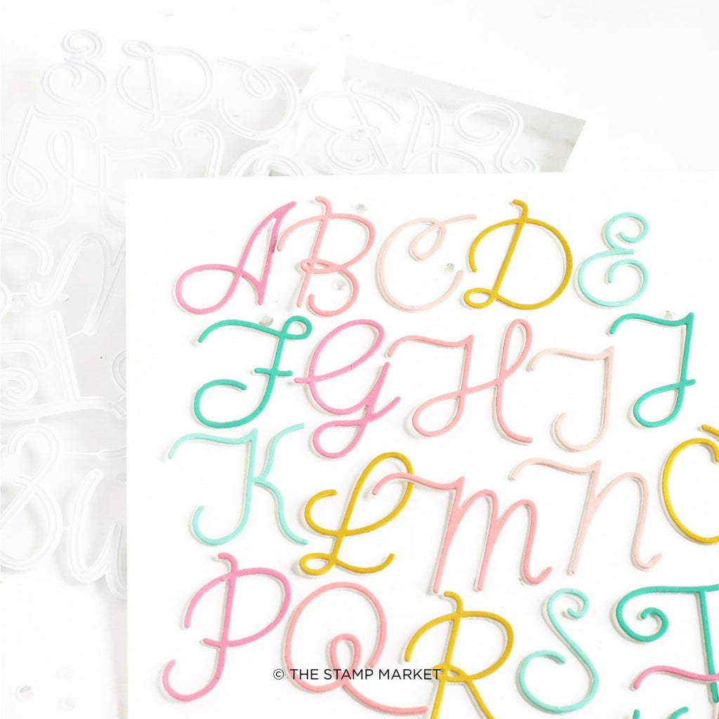 SIMPLE SCRIPT UPPER DIES