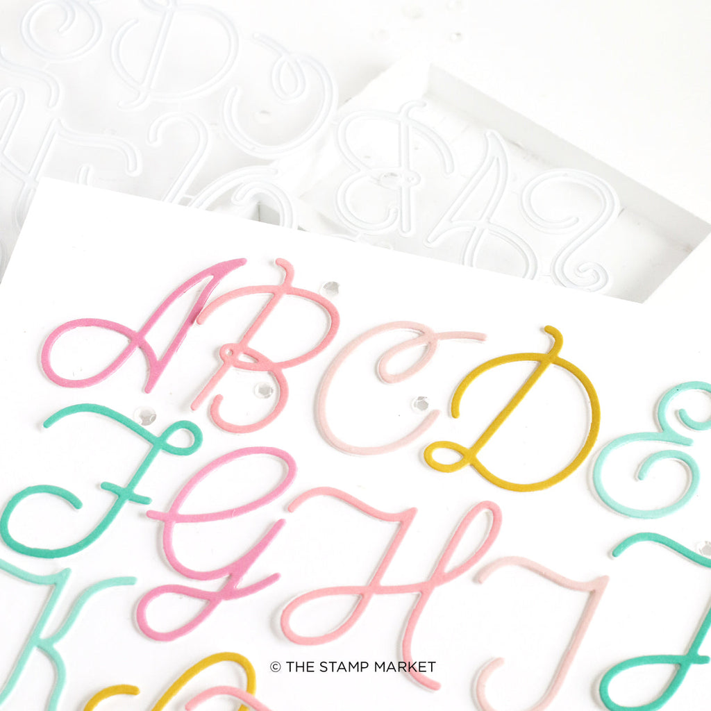 SIMPLE SCRIPT UPPER DIES